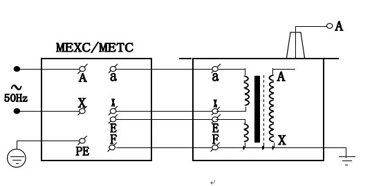 µ¥Ì¨MEYD(G)ÊÔÑé±äѹÆ÷µÄ¹¤×÷ÔÀíͼ µ¥Ì¨MEYD(G)ÊÔÑé±äѹÆ÷µÄ¹¤×÷ÔÀíͼ